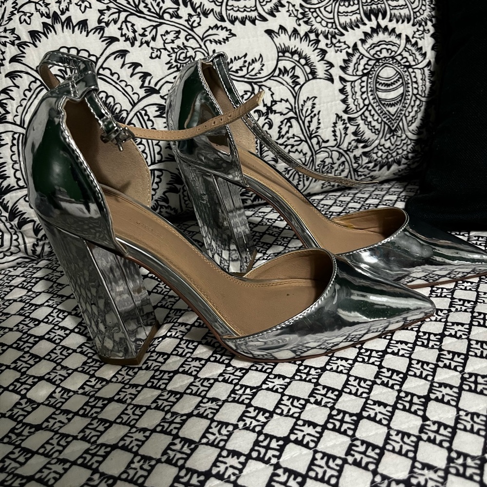 ASOS Silver Heels